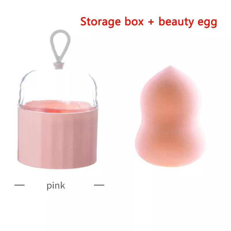 Pink Face Sponge / Beauty Blender + Pink Casing