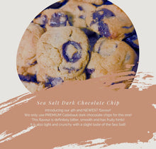Load image into Gallery viewer, Sea Salt Dark Chocolate Chip Cookies
