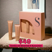 Load image into Gallery viewer, Kekasih Skincare Combo Set (Glowrizer Moisturiser + Sunscreen)
