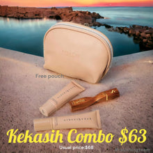 Load image into Gallery viewer, Kekasih Skincare Combo in Pouch (Sunscreen, Glowrizer Moisturizer &amp; Mascara)
