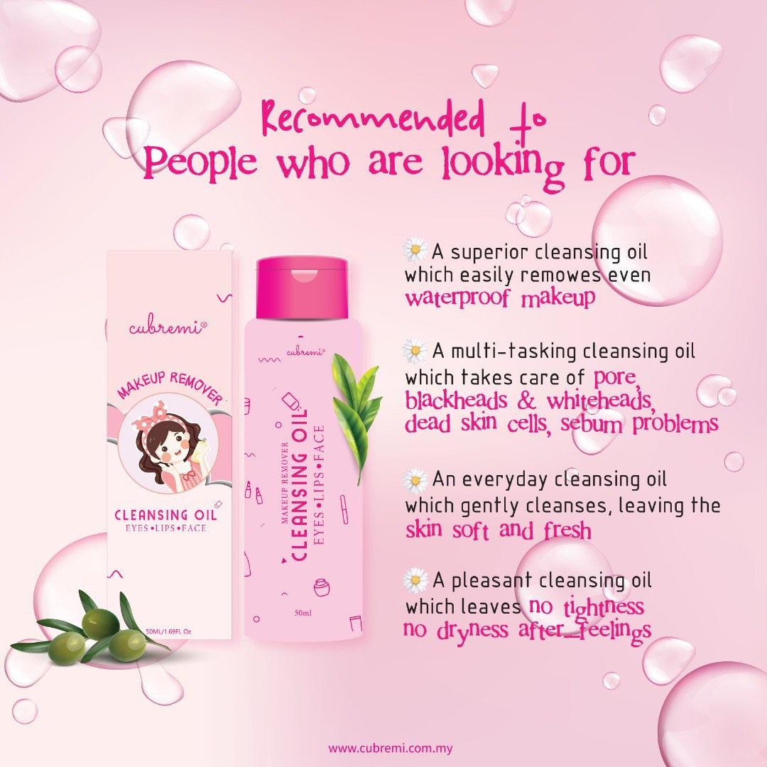Cubremi Make Up Remover Cleansing Oil