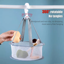 Load image into Gallery viewer, Makeup Brush &amp; Sponge Drying Basket with Hook - Light Grey

