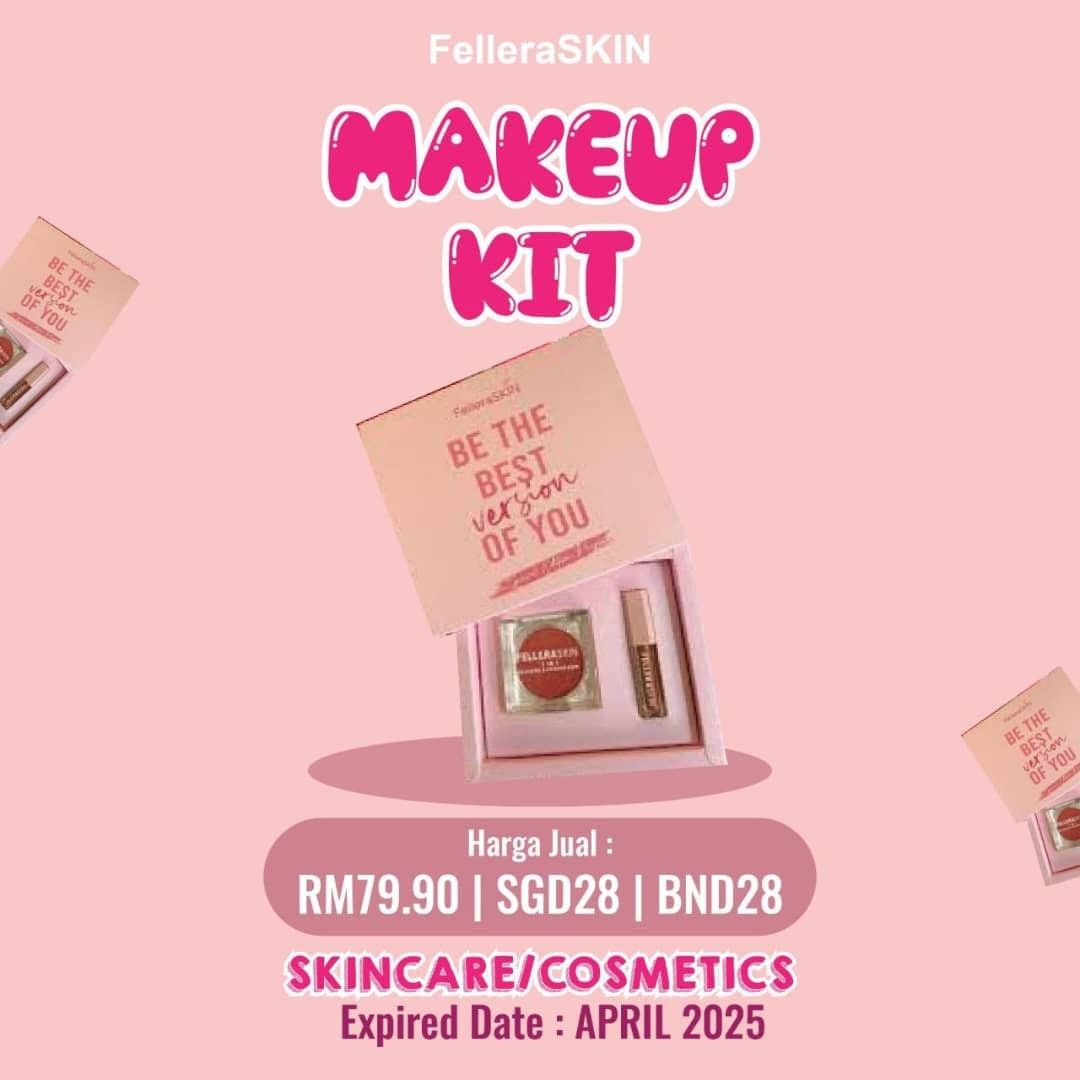FelleraSKIN Make-Up Kit (Be the Best Version of You)