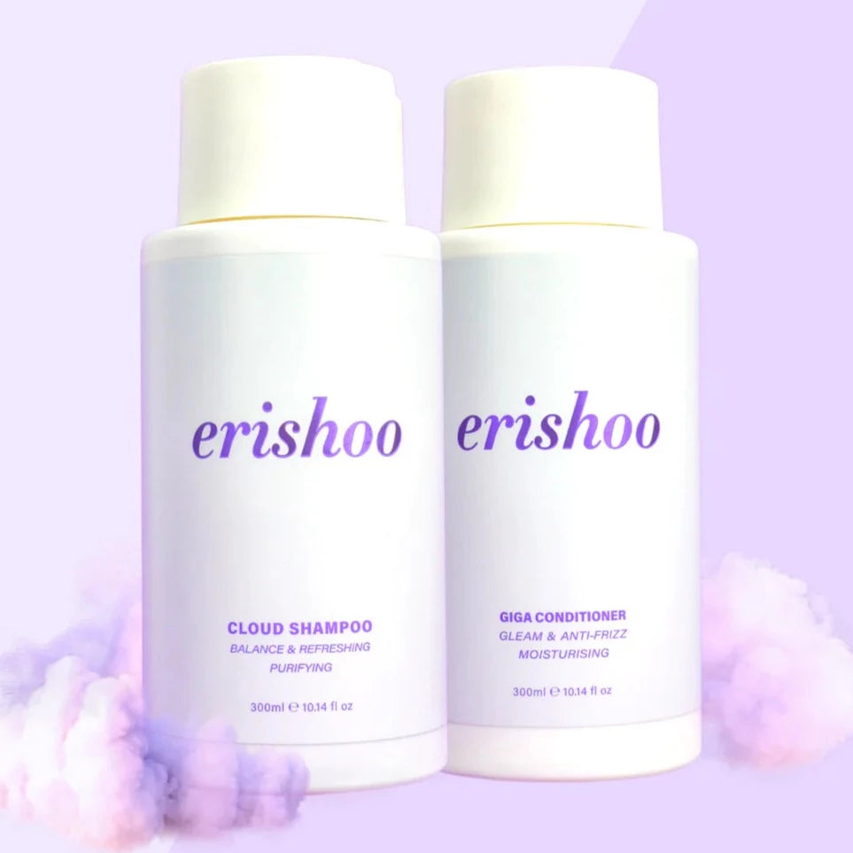 erishoo Cloud Shampoo & Giga Conditioner Set