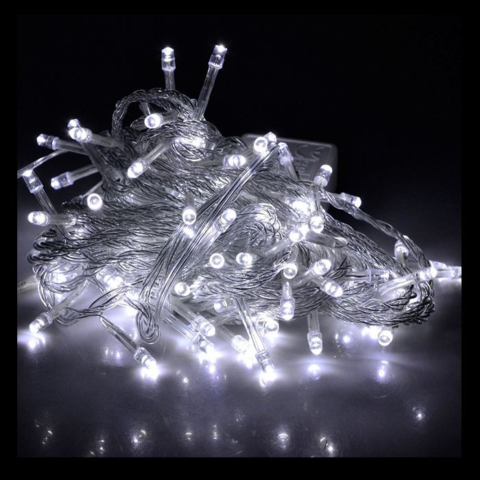 10m Transparent String - White Fairy Lights